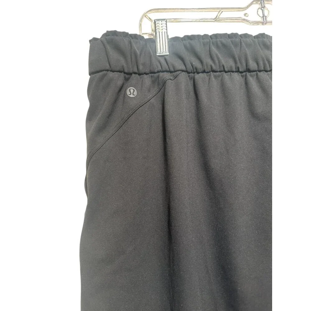 Lululemon Keep Moving Joggers Womens Size 18 Black Drawstring Waist Gorpcore - Picture 12 of 14